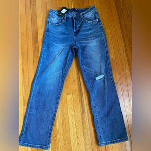 Fashions Nova mom jeans medium dark wash